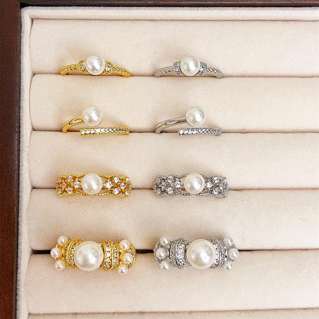 Shining Zir*****Pen Ring, Personalized Niche Design, Sweet And Elegant Temperament, Advanced Sense, Daily Matching, Ring Woman