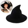 Cappello da Strega da Donna Vintage per Halloween Costume Cappello in Misto Lana Cappello da Festa in Maschera Decorazione per Festival Oggetti di Scena per Cosplay