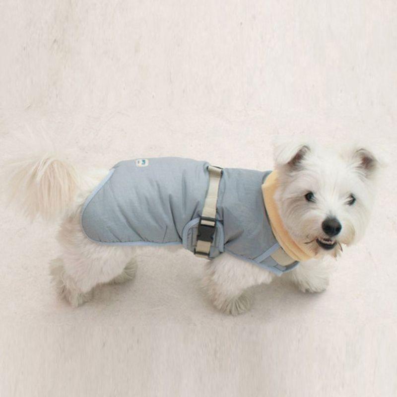 UBUN`TU 24-25 Ubuntu Geschirr Gepolstert Kapuzenversion. Gelb Butter & Winterhimmelblau