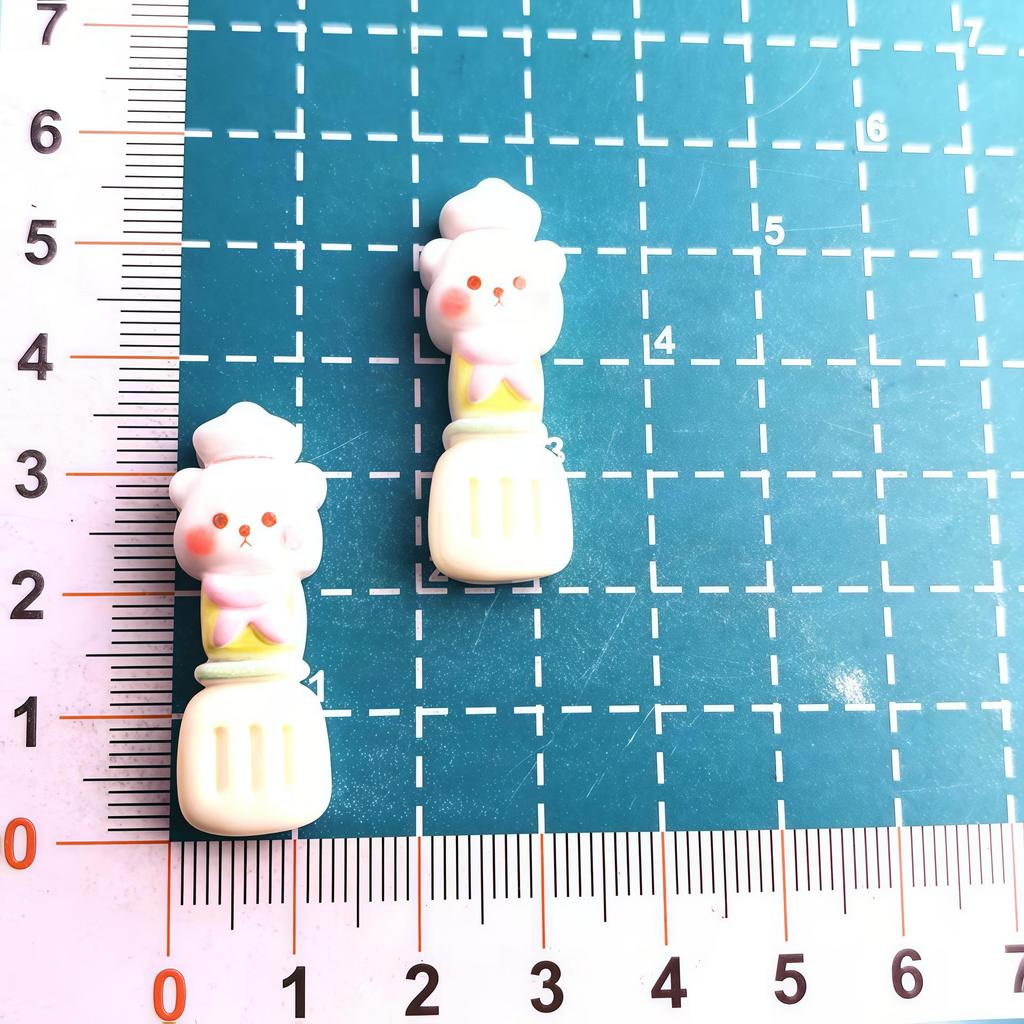 Handmade Cartoon Animal Tableware DIY Resin Ornament Pack