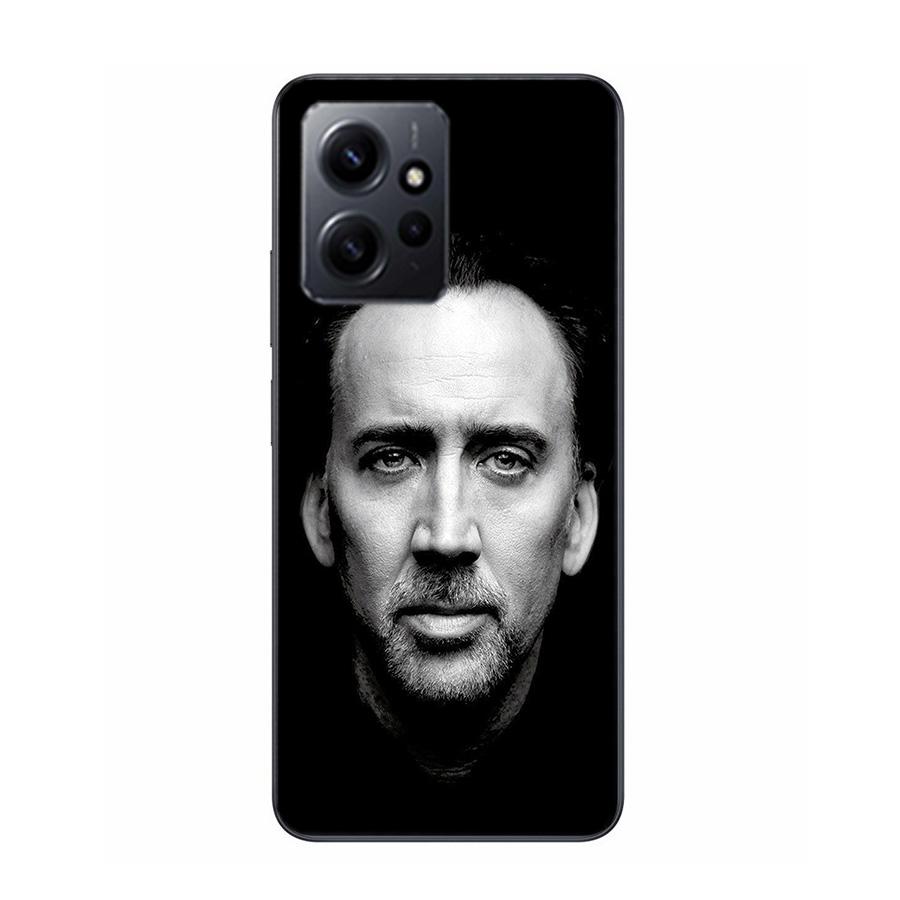 Funny Nicolas Cage Actor Phone Case For Redmi 12 13C 12C 15C 9 10 10C Note 13 Pro Plus 14 15 Pro 9T 9C 9A TPU Soft Cover Clear C