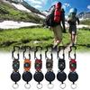 Extendable Keychains Clip Badges Holder Heavy Duties Coiled Steel Cable Rope