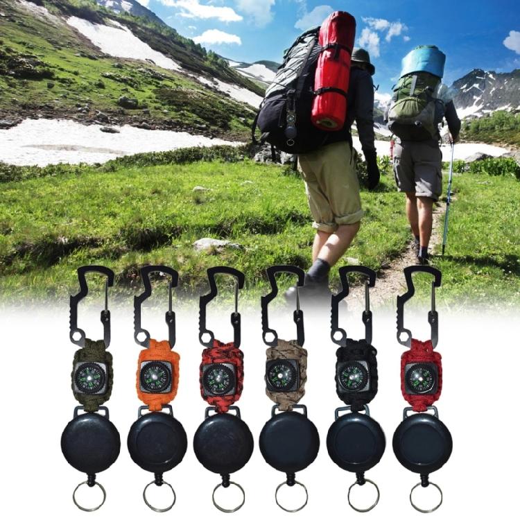 Extendable Keychains Clip Badges Holder Heavy Duties Coiled Steel Cable Rope