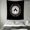 Udinese Calcio logo Wall Hanging Printed Fabric Blanket Decorative Tapestries for Bedroom Living Room Home Decor