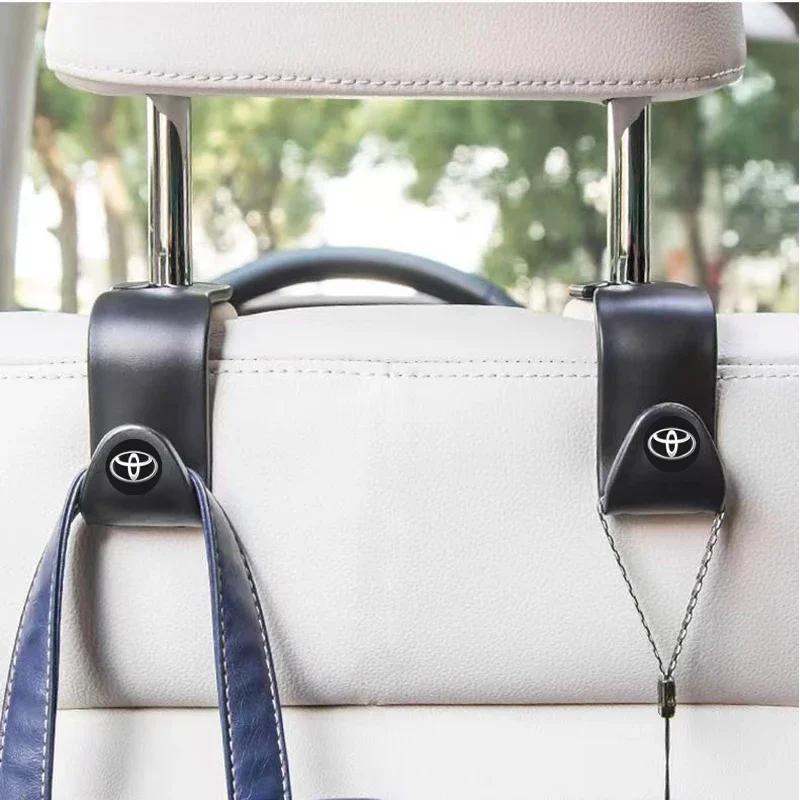 2/4Pcs Car Seat Hook Multifunctional Storage Hanger Car Styling For Toyota Corolla Avensis Yaris Rav4 Hilux Auris Camry Prius