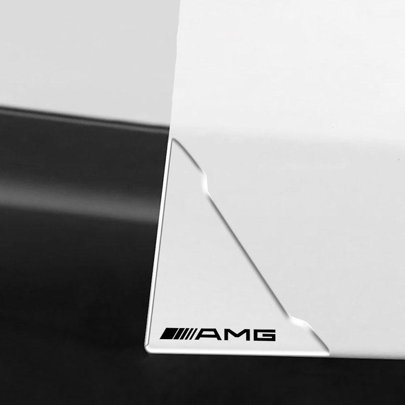 2Pcs Transparent Car Door Corner Cover Anti-Scratch Protection Sticker For Mercedes-Benz AMG C500 C200 C300 A B C E GLA CLA GLK GL ML GLE W204 W205