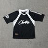European and American High Street Trendy Brand Alcatraz Sports Short-sleeved T-shirt Football Uniform Breathable Polo Shirt Couple Outfit