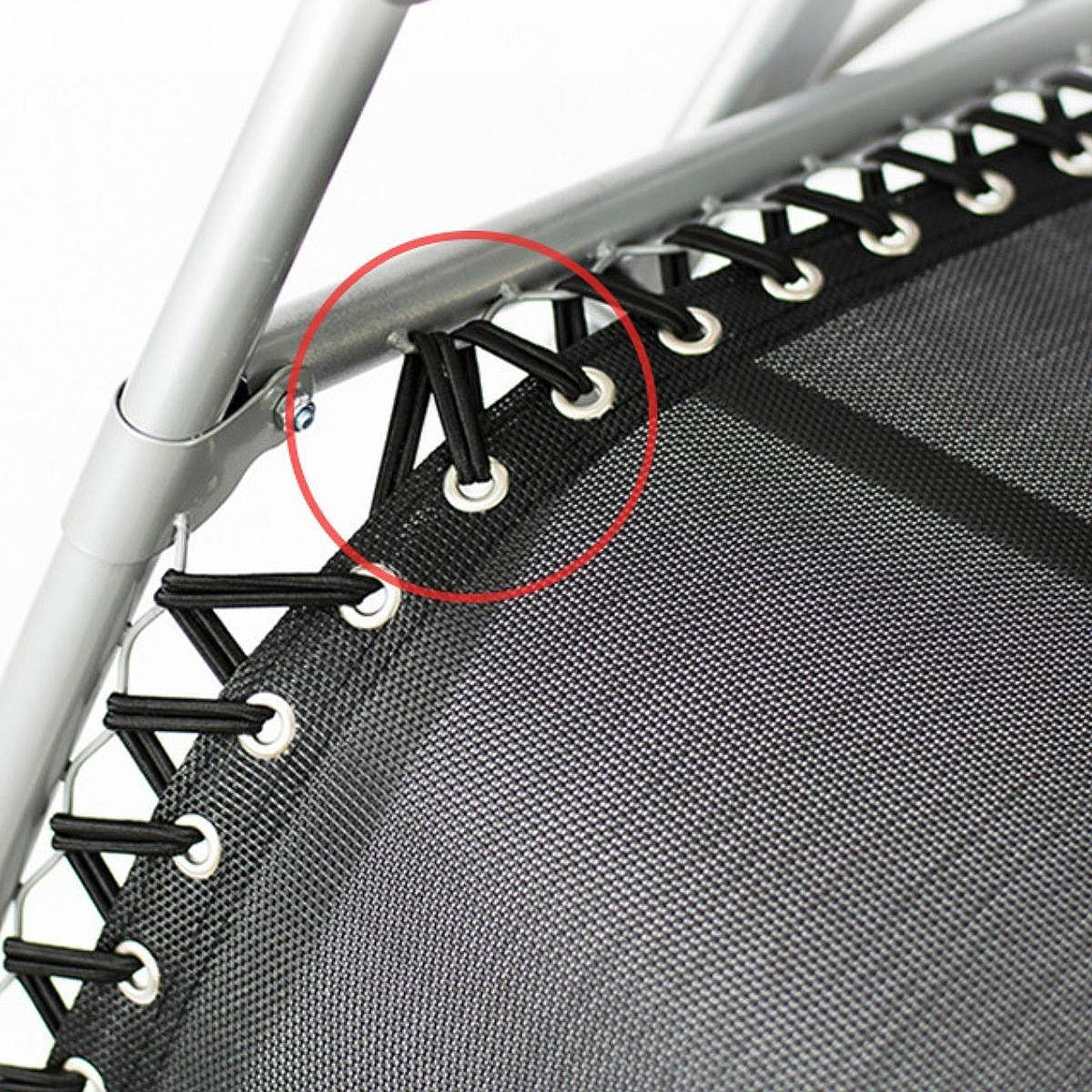 

4 шт. в упаковке Gravity Chair Cords эластичные шнурки для садовых и шезлонгов Black