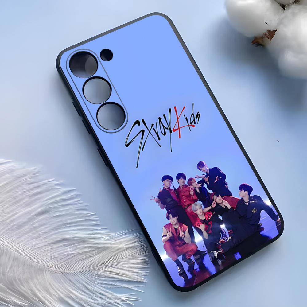 

Модний Kpop S-Stray-Kids Чохол для телефону Samsung S25 Ultra S24 S23 S22 S21 S20 Plus Fe Galaxy A54 A53 A34 A25 Силіконовий чохол Samsung S22