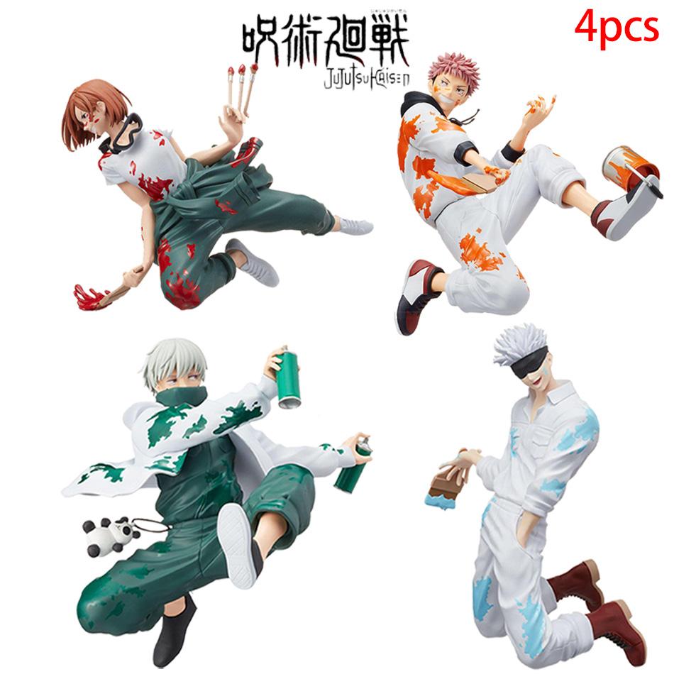 In Stock Sega Graffiti Battle Jujutsu Kaisen Anime Figure Fushiguro Megumi Kugisaki Nobara Pvc Action Figures Model Cool Toys 5