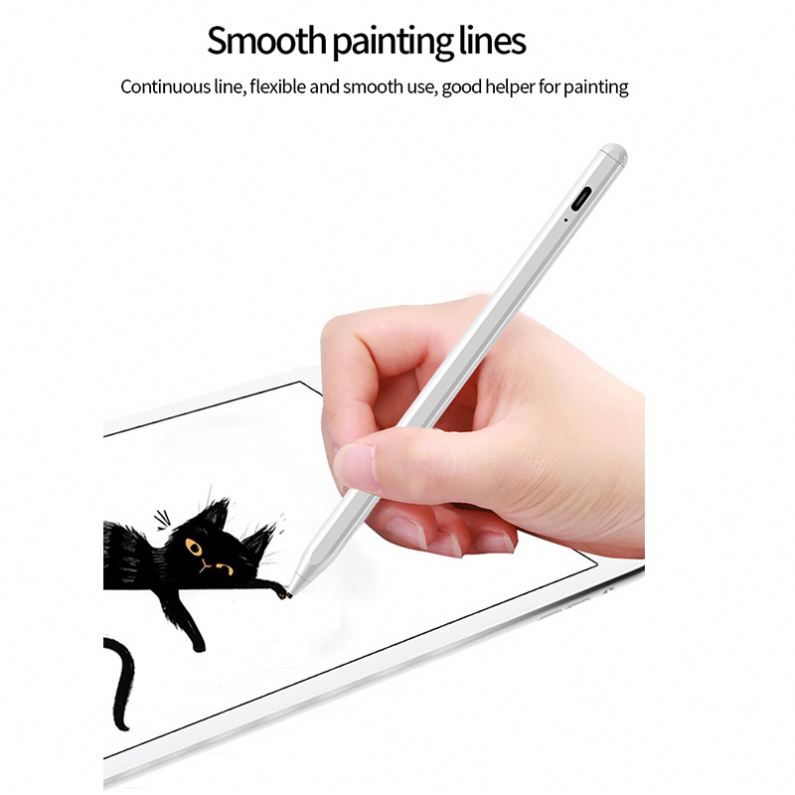 2025 New AI Pen Texture Plastic Magnetic Design Universal Active Capacitive Stylus Pen for Capacitive Screen Tablet with Gpt