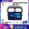 Autoradio Android 17 pour Toyota Corolla 10 E140 E150 2006-2013, lecteur multimédia stéréo 2 Din, unité centrale sans fil avec Carplay