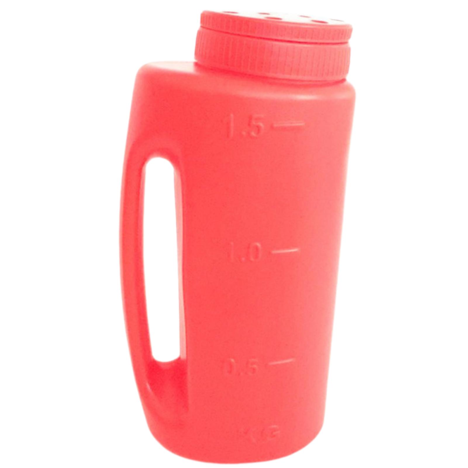 

Multi-purpose Garden Fertilizers Applicator Bottle Save Time & Reduce Material Waste Winter Sidewalk De-icing красный