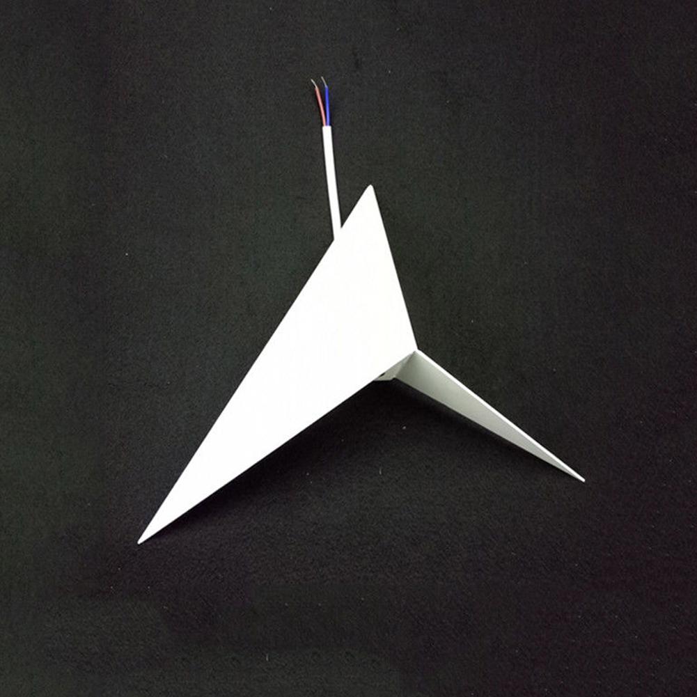 Modern LED Wall Lamp Indoor Creative Triangle Light Simple Bedroom Sanctum Aisle Stair Lighting Warm White Light
