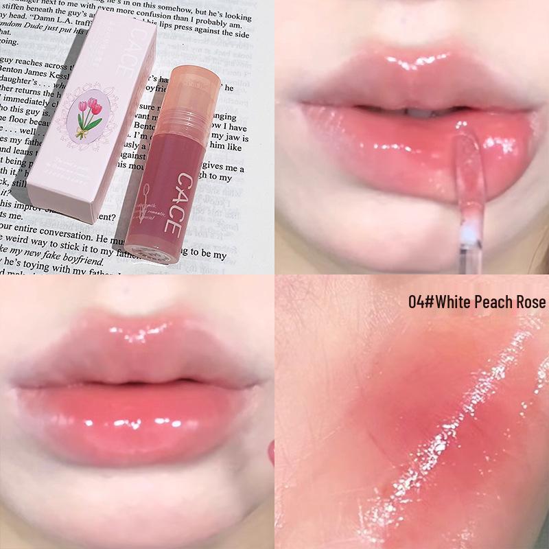 Dreamy Cloud Lip Gloss - Plump, Glossy, Moisturizing, Pure Desire Lip Glaze for a Natural, Watery Look