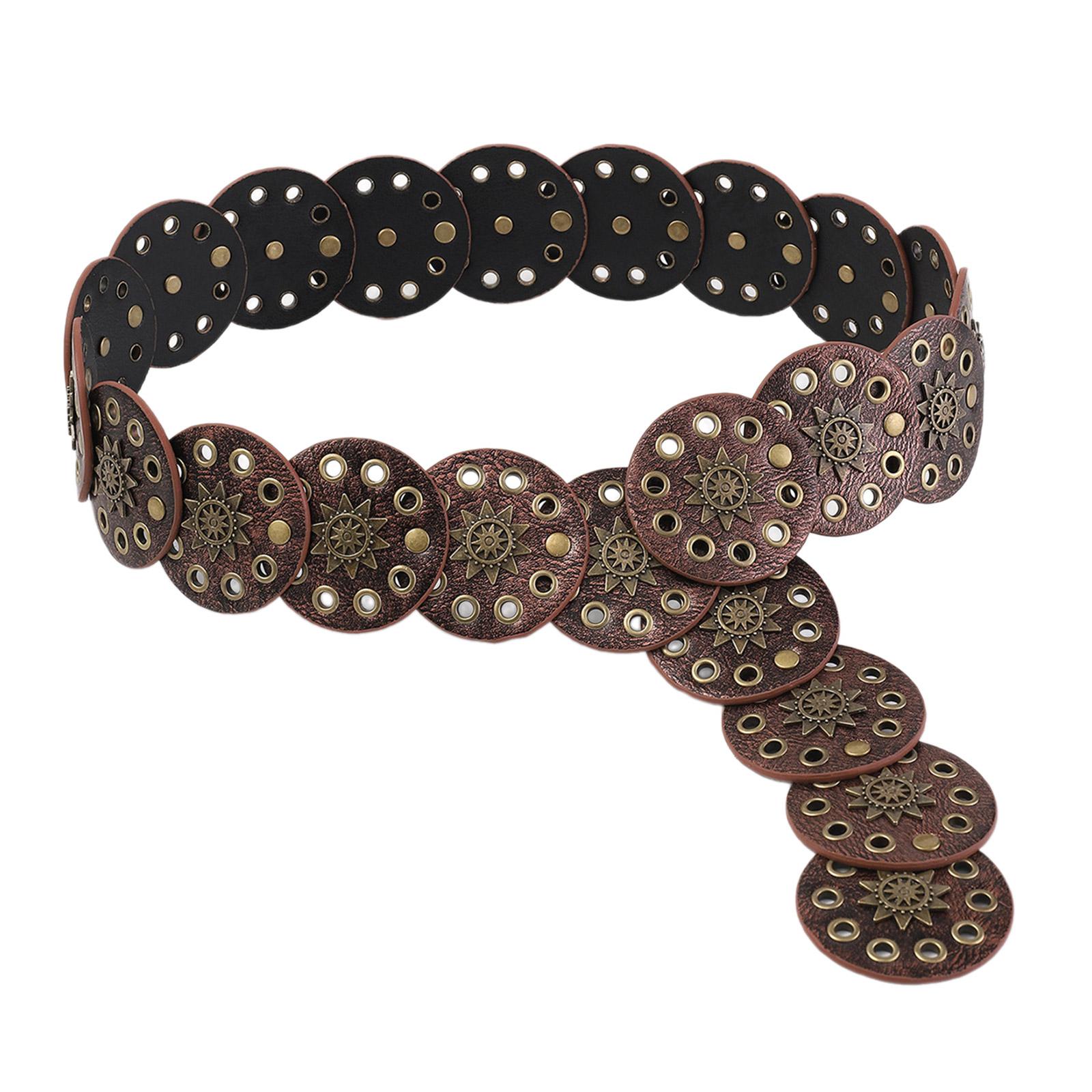 

Корсетный пояс с полостью, эстетический пояс с заклепками и шипами, этнический пояс для девушек 2000 года, пояс из искусственной кожи для девушек, украшения на талию в стиле вестерн