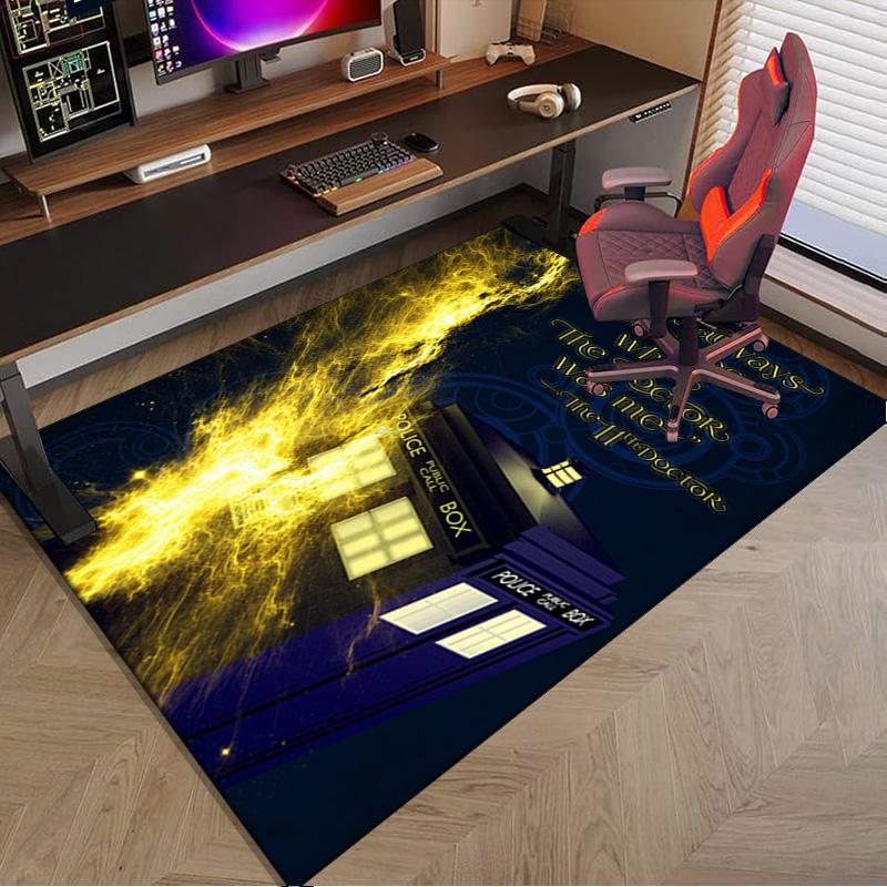 Telephone Booth Carpet, Chair Rug,Rug for Office Bedroom Living Rooms, Doormat Decor Fan Gift Christmas Gift