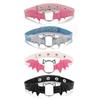 PU-Leder-Halsband mit Fledermausflügel, Katze, Cosplay, Kätzchen, Halsband, Halskette für Frauen, Punk-Katzen-Halsband