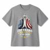 250 Years Of Freedom Fighter Jet Tee Patriotic Graphic Cotton T-Shirt Unisex