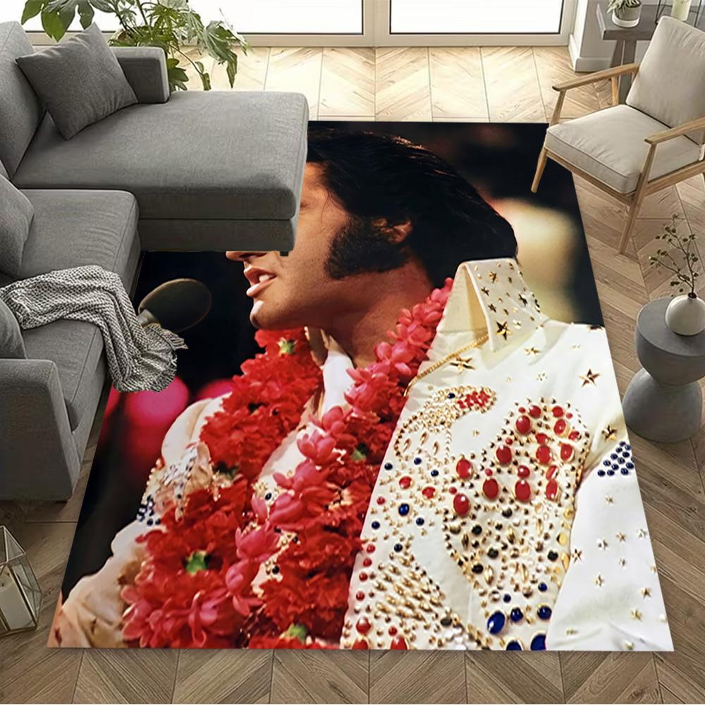Epic Elvis Concert Performance Floor Rug Office Rug Perfect for Balcony Outdoor Kitchen Hallway Anti-slip Rug Office home decor Wedding Party Gift