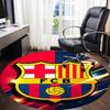 1pcBarcelona Football Office Round Area Rug, Indoor Mat Suitable For Office, Bedroom Living Room Home Decor, Room Deco,  Offic A0928153