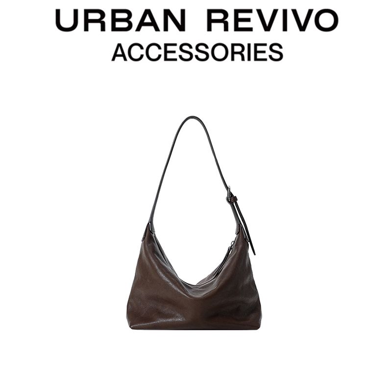 

[Same Style with Li Na] 2025 Tracking Series Hobo Bag Large Capacity Vegetable Tanning Leather Work Clothing Shoulder Crossbody Soft Bag