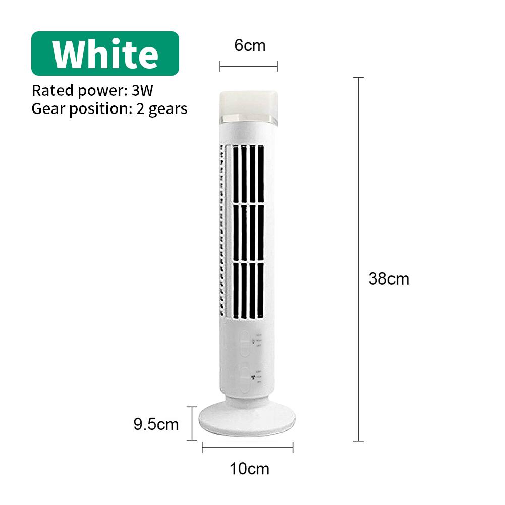

38 см вертикальный вентилятор для кондиционирования воздуха с подсветкой 3 Вт 2 передачи USB-плашка аккумулятор безлопастной мощный охлаждающий электрический башенный вентилятор белый