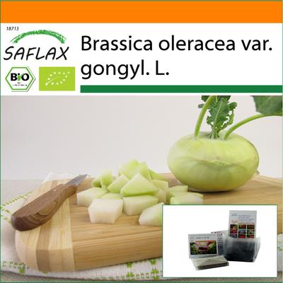 Garden in the Bag - Biologico - Rapa - Super Melt - 20 semi - Con substrato in un sacchetto stand up adatto - Brassica oleracea