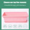 1Set Plastic Vegetable Planters Rectangular Flowerpots For Balcony Indoor Gardening Breathable Plants Pots Garden Tools