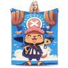 One Piece Tony Tony Chopper Anime Deken Flanel Herfst/Winter Draagbare Zachte Worpdeken voor Thuis Bank Sprei