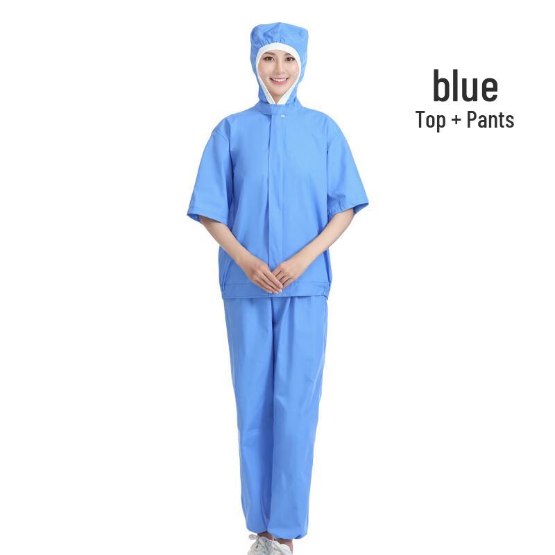 XinanShi Unisex Breathable Workwear for Food Factories 3XL