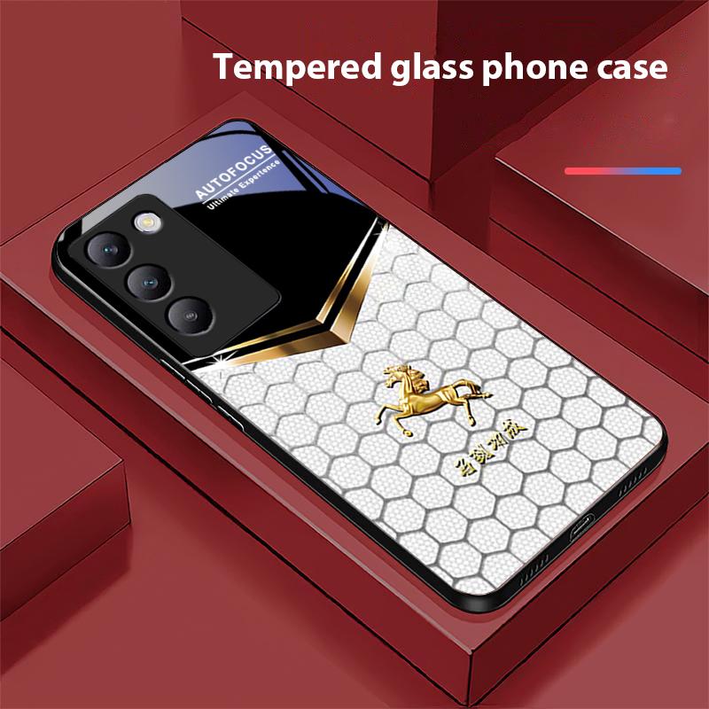 Stup de Albine Cal Pentru Y72 33S 11 03 36 96 Lite 35 16 Iqoo 12 V40 SE 5G 29 40 21 30 X80 Pro Vivo Carcasă de Telefon din Sticlă Călită Neagră