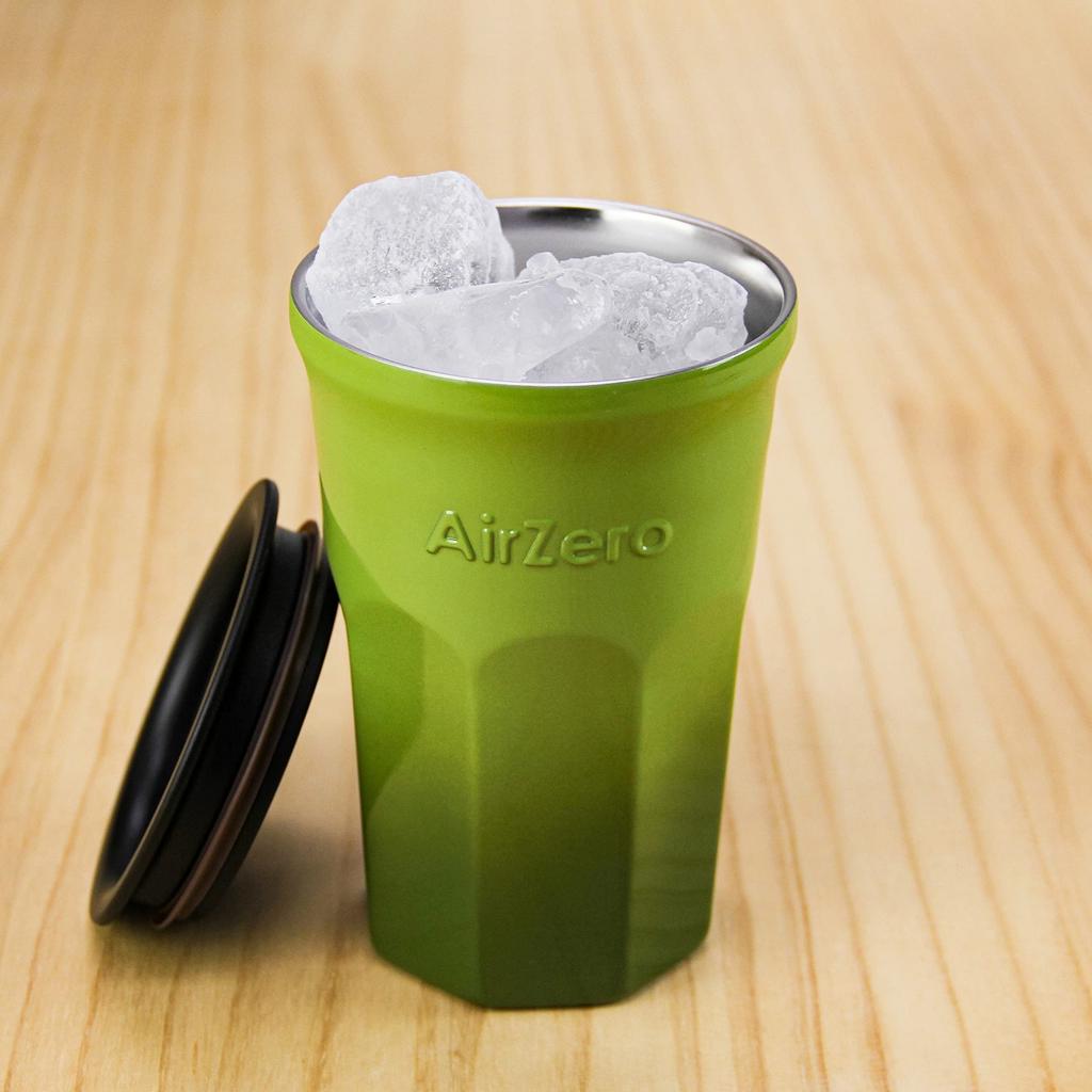Vacuum Insulated Stainless Steel Tumbler with 450ml Keeps drinks hot or cold with the sliding prevents and features a carefully painted gradient Fits