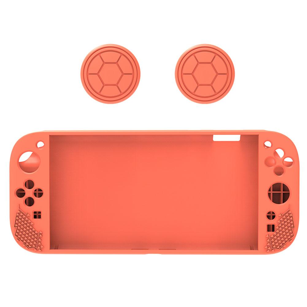 Silicone Case with Joystick Caps for Switch 2 Protective Cover Anti-Scratch Cover Skin for Nintendo Switch 2 Accessories