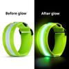 2Pcs Waterproof Luminous Arm Band Safety Night Reflective Armband LED Running Light  Night Running