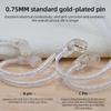 Upgrade Cable KZ Earphones Cables Silver Plated Wired Earphones KZ  For KZ DQ6 ZAX ZSX