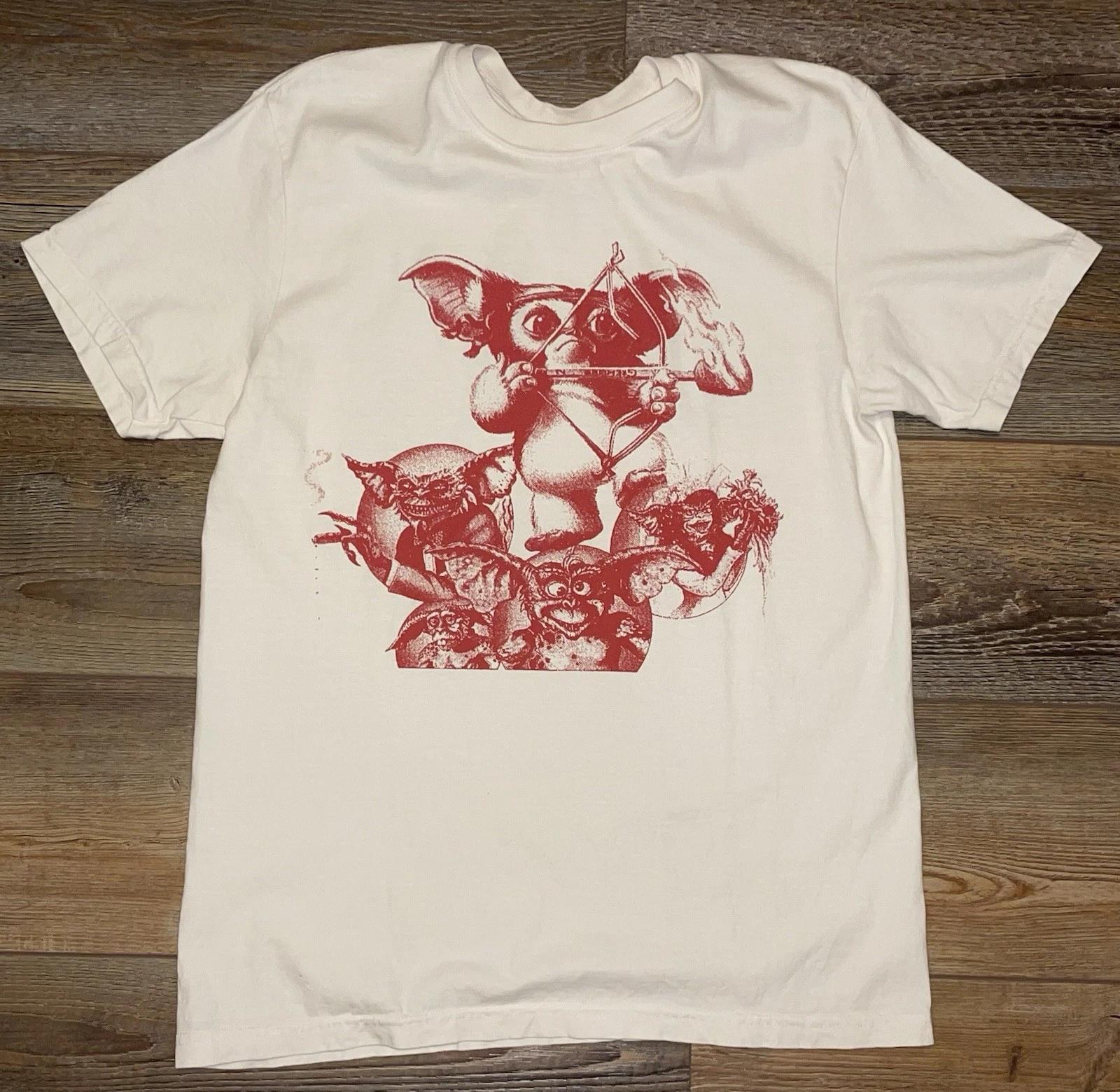 Gremlins 2 1990 Movie Promo Shirt RARE Gizmo / Brain / Greta Gremlin  Mens T-Shirt Tee Top Unisex S