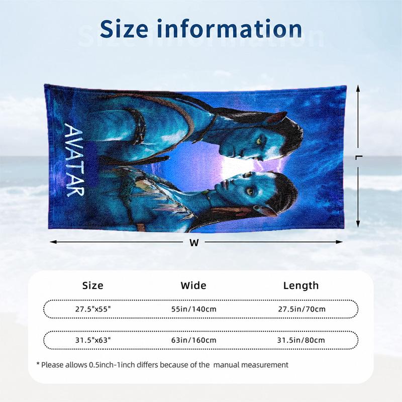 Avatar Microfiber Beach Towel Quick Dry Sand Free Lightweight Beach Towels for Travel Swimming Camping