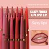 Wasserfester Matter Nude Lipliner Hohe Pigmentierung Geschmeidiger Lippenstift Lipgloss Perfekt für Valentinstag & Alltags-Make-up