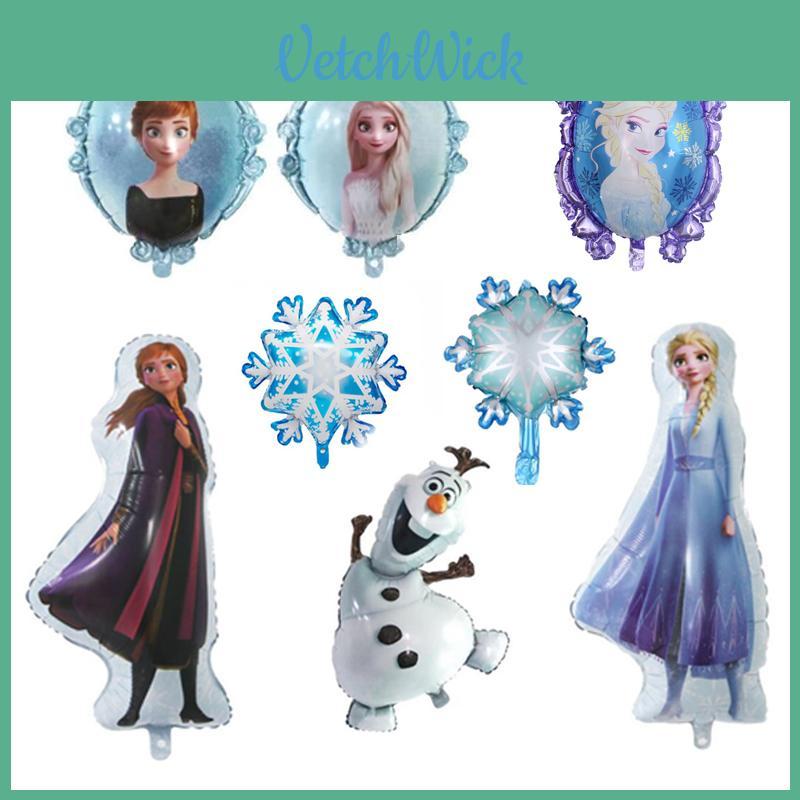 Snowy Princess Elsa Anna Balloons For Frozen Themed Party