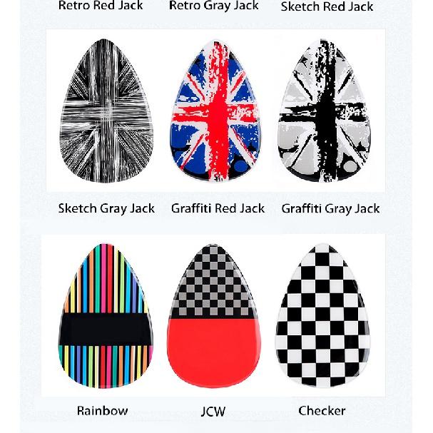 Auto Epoxy Aufkleber 3D Union Jack Dashboard AC Vent Outlet Aufkleber Für Mini Cooper S Clubman F54 F55 F56 Innen