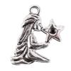 Zinc Zinc Alloy Mixed Zodiac Tibetan Silver Dangle Beads for Jewelry Making Charm Pendant Accessories