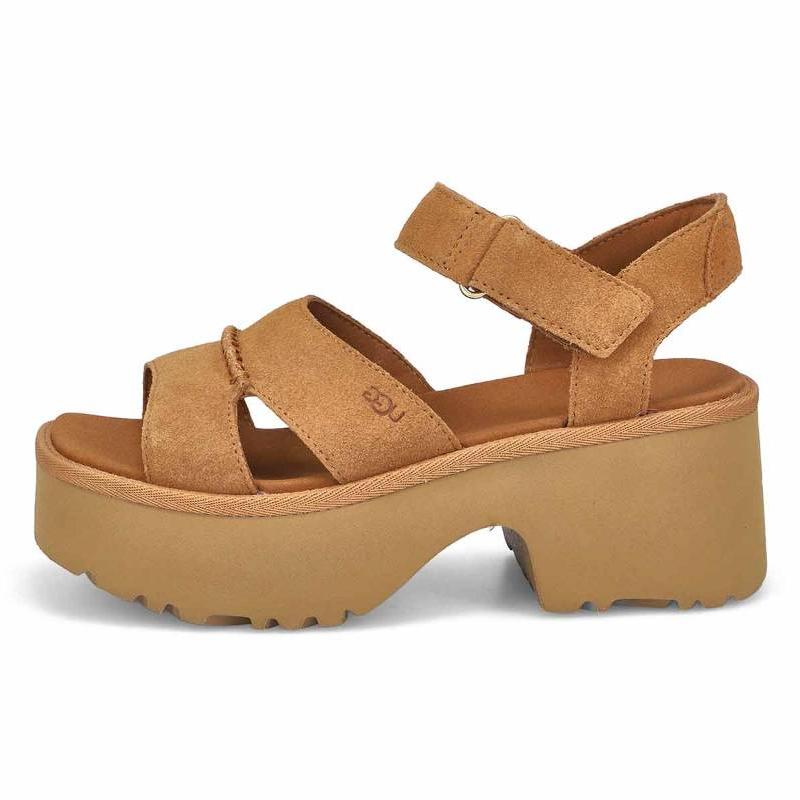 UGG Fashionable Simple Comfortable Slide Sandals Women Sandals Chestnut 1167475-CHE