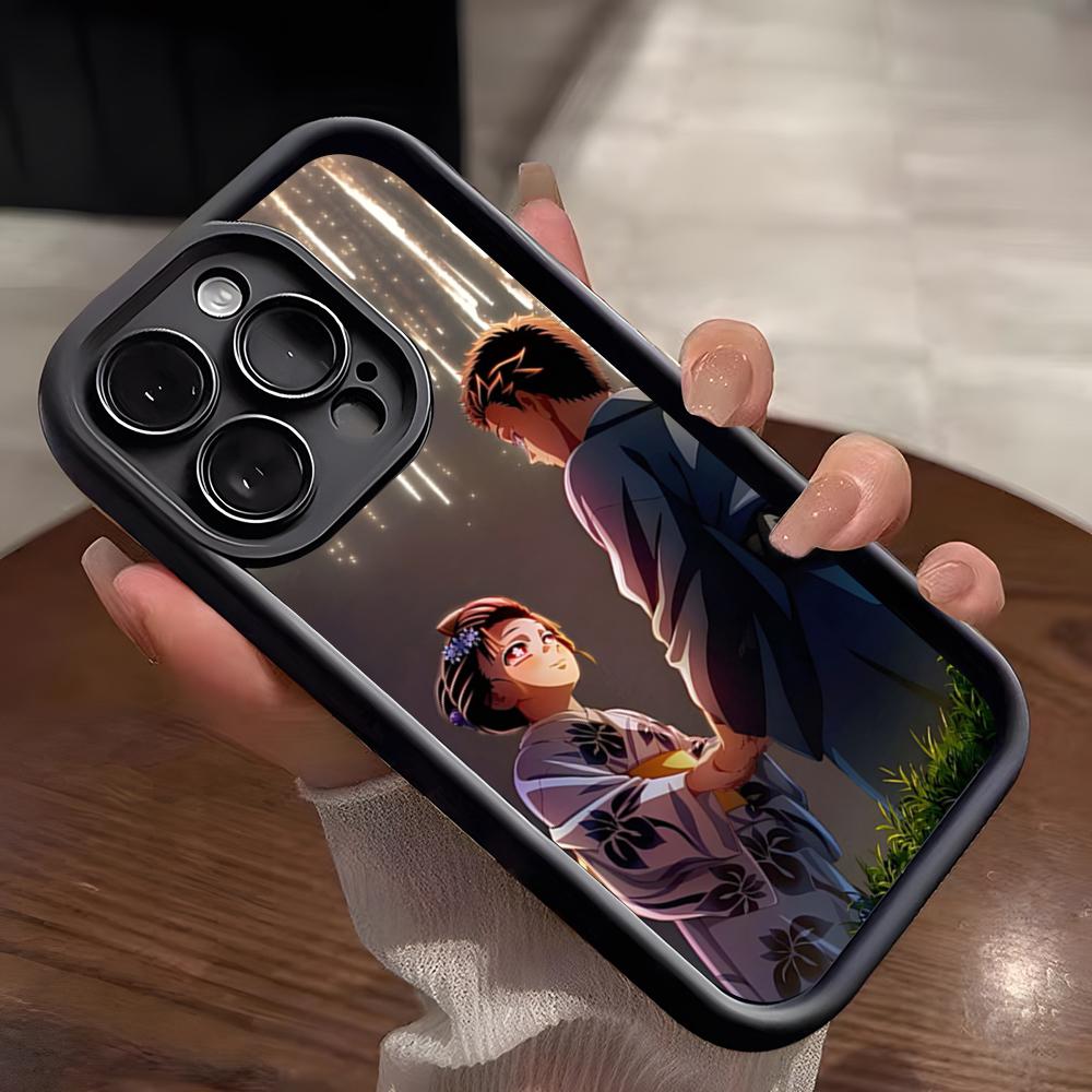 

Hot Anime Akaza X Koyuki Phone Case For IPhone 17 Pro Max 15 Pro 16 14 Plus 12 13 Mini 11 Pro Shockproof Soft Cover iPhone 16 Pro Max