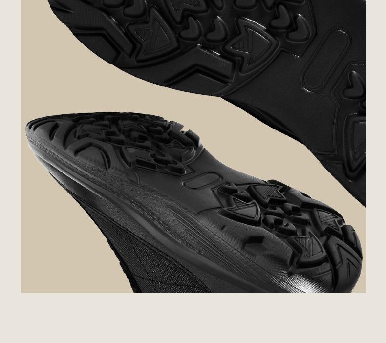 Men's Black Invisible Height-Increasing Sports Shoes - 8cm Taller, Breathable, Thick Sole, Versatile Spring Dad Sneakers