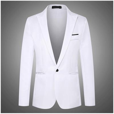 Fashion Casual Blazer Men's Slim Fit Business Suit Jacket