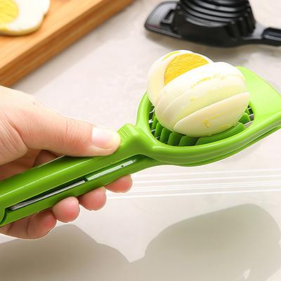 Trancheuse à œufs Lames en acier inoxydable Tranches uniformes Dés Cubes Quartiers Facile à nettoyer Lavable au lave-vaisselle Coupe-légumes multifonctionnel Outil de cuisine