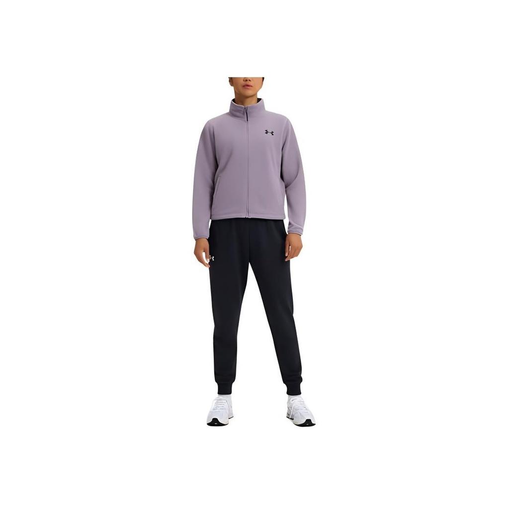 Under Armour Ua Ef Solid Color Hooded Warm Fashion Jacket Women Jacket Purple 6001978-550