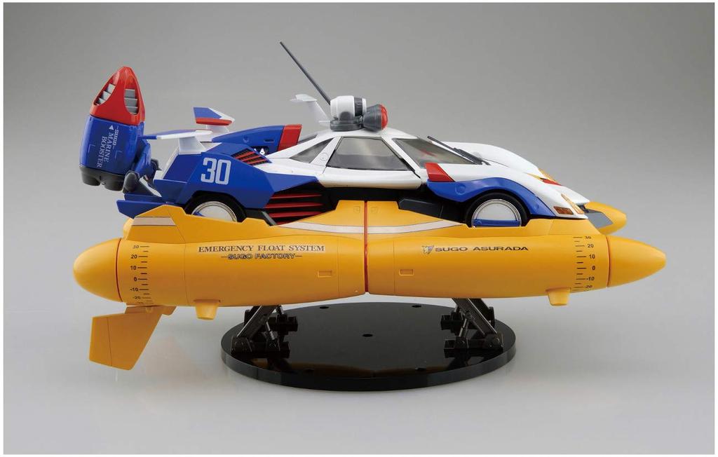 Plastikový model AOSHIMA Cyber ​​Formula Asurada Marine Mode č. 22, GSX 1/24