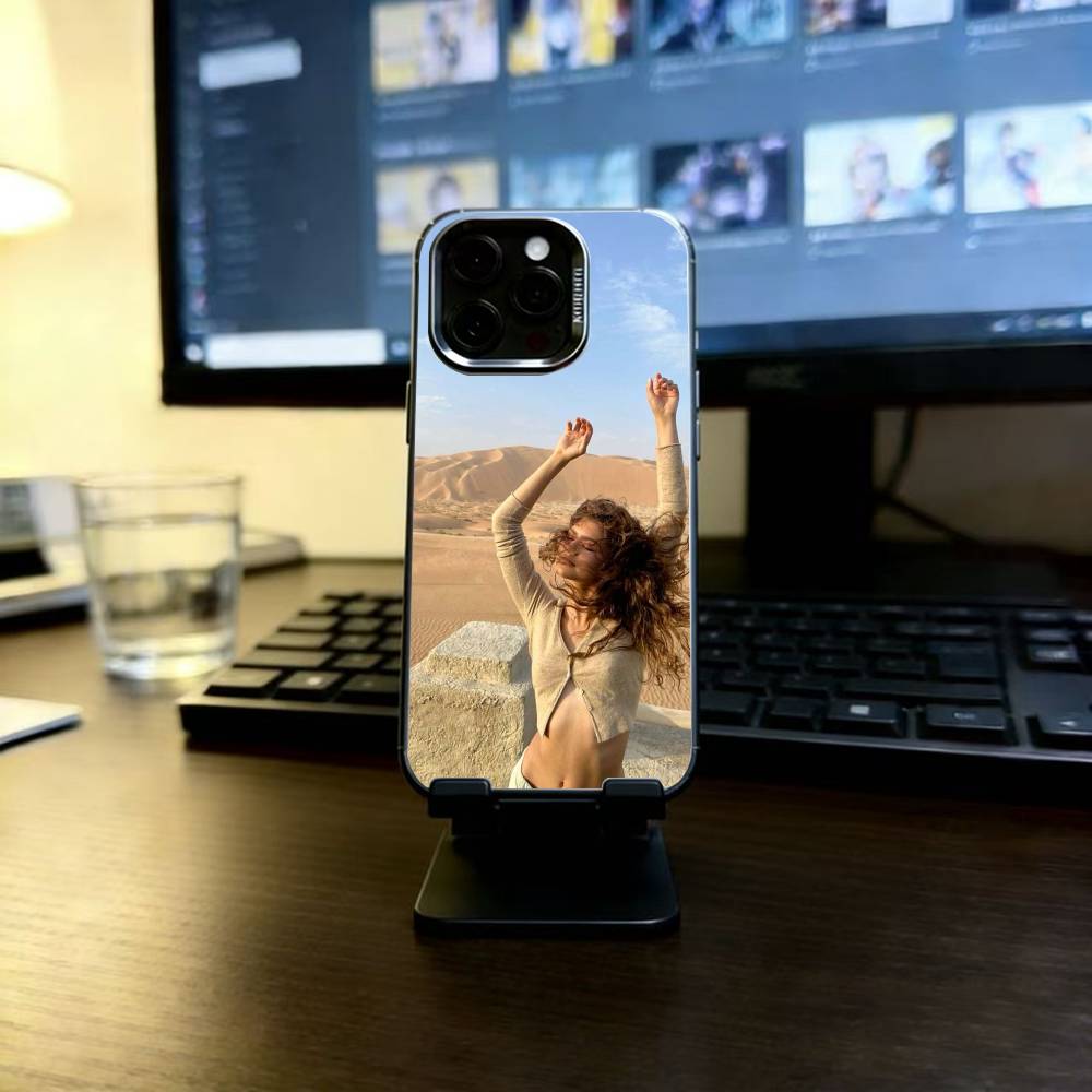 Zendaya Phone Case For iPhone 17,16,15,14,13,12,11 Plus,Pro Max,XS,Colorful Silver Black Cover